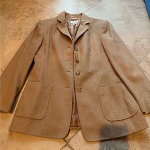 Talbots Camel Hair Tan Blazer